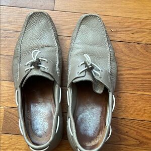Men's Tan Leather Loafers